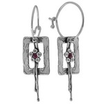Серьги из серебра DENO 01E126GR