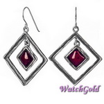 Серьги из серебра 01E578GR