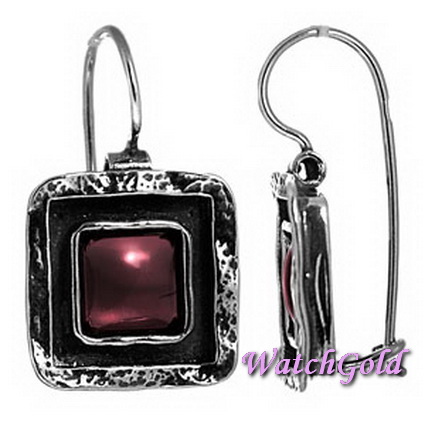 Серьги из серебра 01E589GR Серьги из серебра 01E589GR