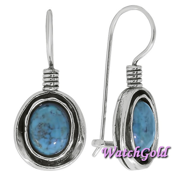 Серебряные серьги DENO 01E611TQ Серебряные серьги DENO 01E611TQ