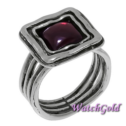 Кольцо из серебра с гранатом DENO 01R755GR Кольцо из серебра с гранатом DENO 01R755GR