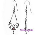 Серьги из серебра ADE64GR