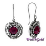 Серьги из серебра DENO ASE7990GR