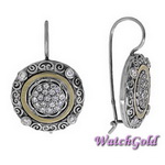 Серьги из серебра DENO MVE1209GCZ