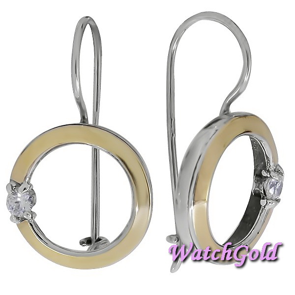 Серебряные серьги DENO MVE1518GCZ Серебряные серьги DENO MVE1518GCZ