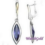 Серьги из серебра MVE782G