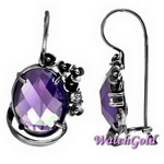 Серьги из серебра с фианитами MVE974CZ