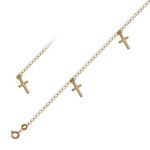 Золотой браслет на руку/ногу 01Б711798