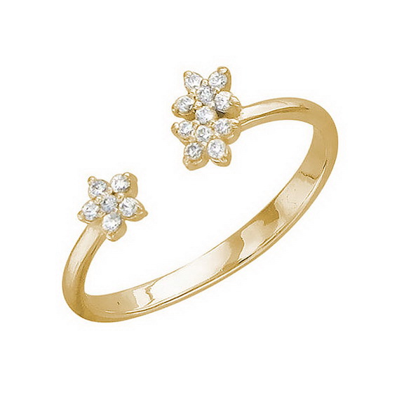 Золотое кольцо на ногу 01К117282 Золотое кольцо на ногу 01К117282