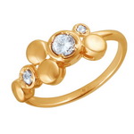 Золотое кольцо 01К118483