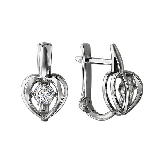 Золотые серьги 01С127964 Золотые серьги 01С127964