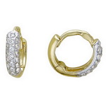 Золотые серьги конго 01С134927