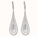 Серебряные серьги 01С1510063