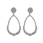 Серебряные пусеты 01С1510545