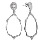 Серебряные пусеты 01С1510723