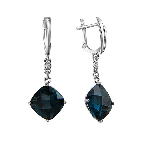 Серебряные серьги 01С2511140-2 Серебряные серьги 01С2511140-2