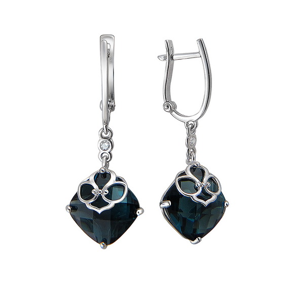 Серебряные серьги 01С2511141-2 Серебряные серьги 01С2511141-2