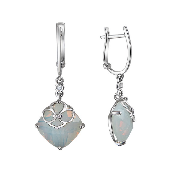 Серебряные серьги 01С2511141-4 Серебряные серьги 01С2511141-4