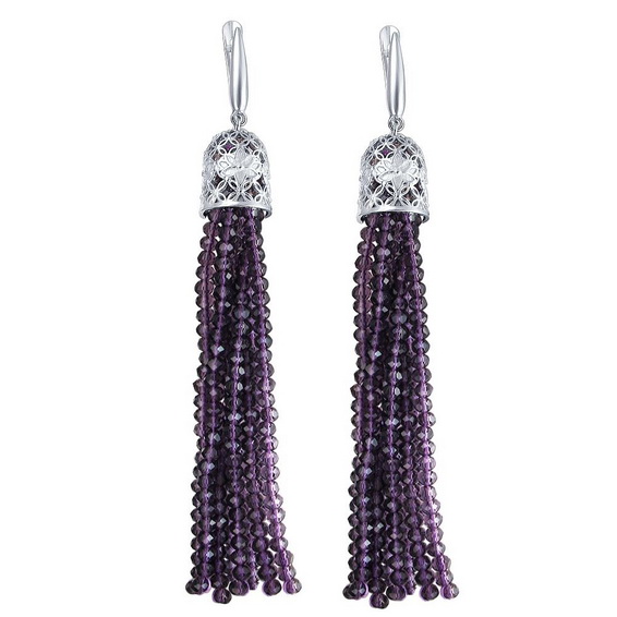 Серебряные серьги 01С2511170-23 Серебряные серьги 01С2511170-23