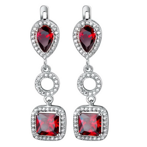 Серебряные серьги 01С2511634-3 Серебряные серьги 01С2511634-3