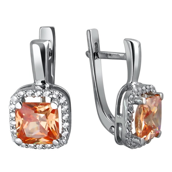Серебряные серьги 01С2511692-3 Серебряные серьги 01С2511692-3
