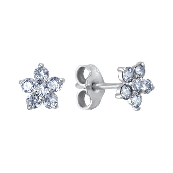 Серебряные серьги 01С255301-8 Серебряные серьги 01С255301-8