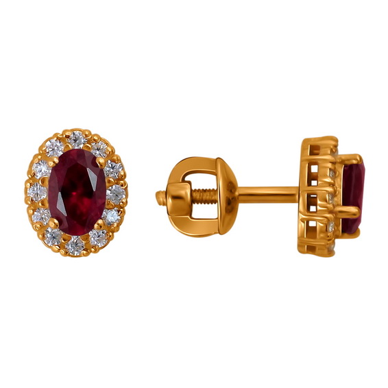 Серебряные серьги 01С256899А-3 Серебряные серьги 01С256899А-3