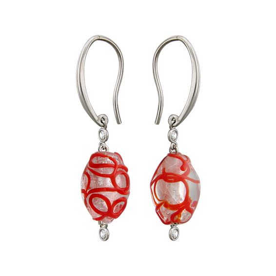 Серебряные серьги 01С258642 Серебряные серьги 01С258642