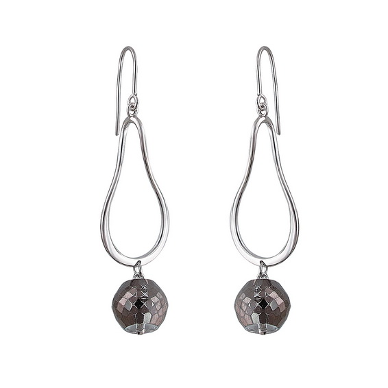 Серебряные серьги 01С258664-2 Серебряные серьги 01С258664-2