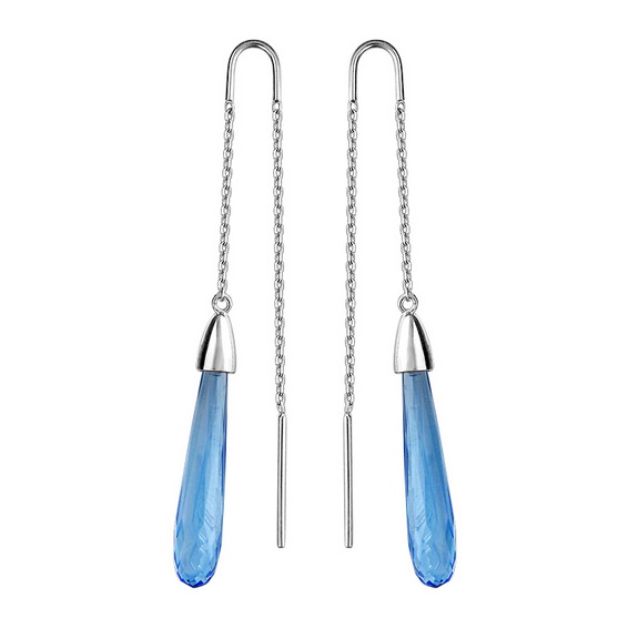 Серебряные серьги 01С259663 Серебряные серьги 01С259663