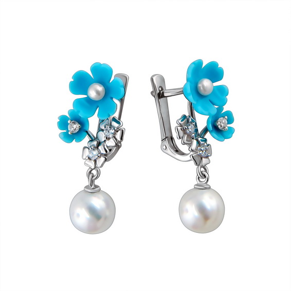 Серебряные серьги 01С3511203-1 Серебряные серьги 01С3511203-1
