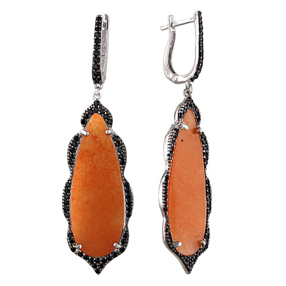Серебряные серьги 01С4510684-16 Серебряные серьги 01С4510684-16
