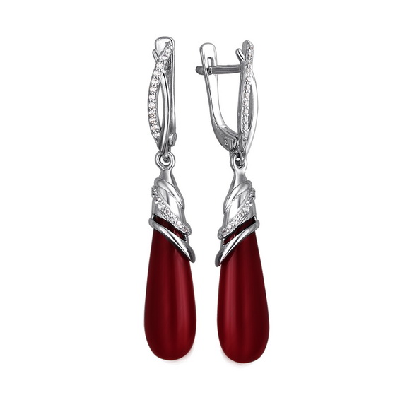 Серебряные серьги 01С4511180-1 Серебряные серьги 01С4511180-1