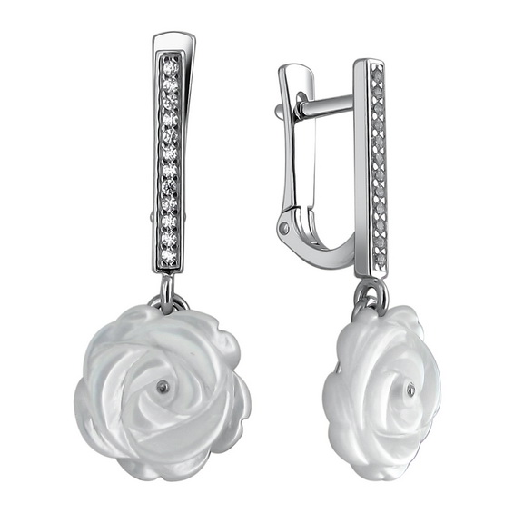 Серебряные серьги 01С4511207-1 Серебряные серьги 01С4511207-1