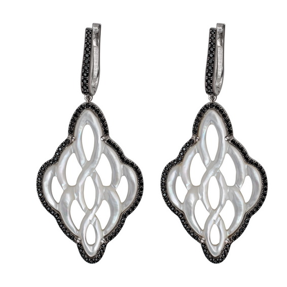 Серебряные серьги 01С4511455-1 Серебряные серьги 01С4511455-1
