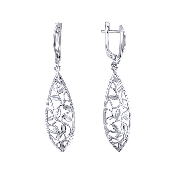 Серебряные серьги 01С7511050 Серебряные серьги 01С7511050
