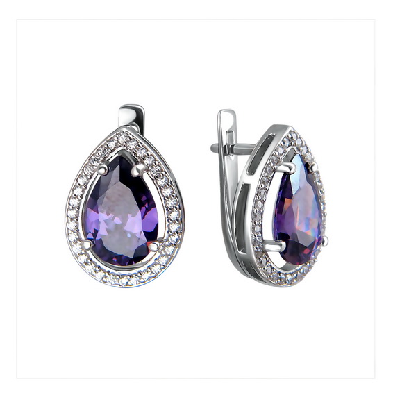 Серебряные серьги 01с2511628-1 Серебряные серьги 01с2511628-1