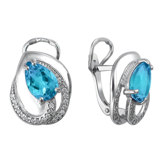 Серебряные серьги 48С3578705 Серебряные серьги 48С3578705