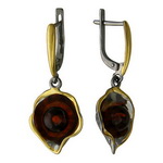 Серебряные серьги В4С451931ПЧ