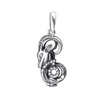 Серебряная подвеска Козерог 01Д1510101Ч