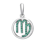 Серебряная подвеска Дева 01Д2510008-1