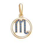 Серебряная подвеска 01Д2510010А-1