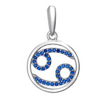 Серебряная подвеска Рак 01Д2510011-1