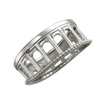 Серебряное кольцо 01К058243
