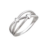 Серебряное кольцо 01К058567