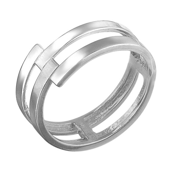 Серебряное кольцо 01К058609