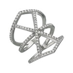 Серебряное кольцо 01К1510016