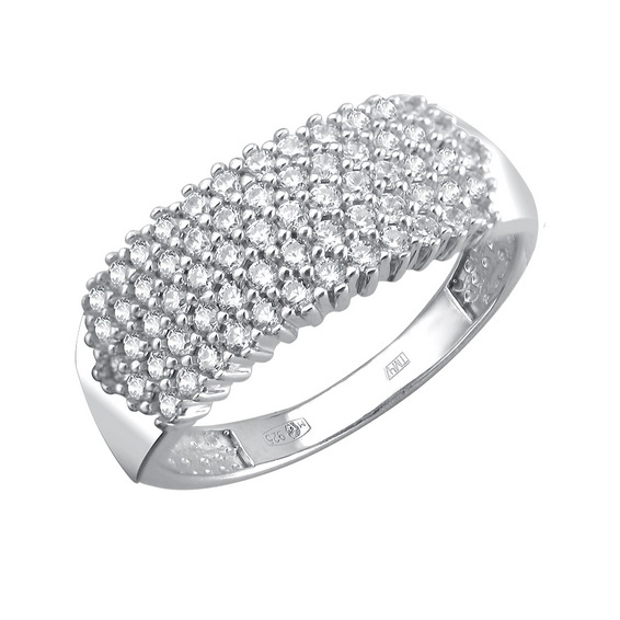 Серебряное кольцо 01К1511418