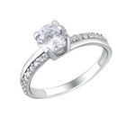 Серебряное кольцо 01К1511430