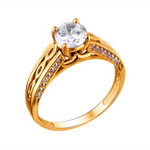 Серебряное кольцо 01К1511440А